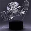 Otaku Lamps Luffy GEAR5 Laughing One Piece - Lampada a forma di anime, luce notturna a 16 colori RGB LED, decorazione per la stanza 3D Anime regalo per Otaku