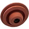 Easyricambi Gommino con boccola Lato opposto al Motore per ventolilatori tangenziali EMMEVI FERGAS TGA e TGO con Ventola da 45mm