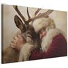 murando - Quadro Moderno Camera da Letto, Natalizio Babbo Natale, 45x30 cm | Chiodi Inclusi, 1 Pezzo, Murale Arte, Stampe da Parete, Resistenti Allo Sbiadimento, Produzione Europea