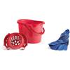 FercasaShop® - secchio plastica con strizzatore lt.15 + micromop