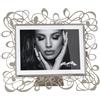 Arti & Mestieri Scarabocchio - Cornice portafoto grande orizzontale di Design 100% Made in Italy - in Ferro, 26x22h cm (Sabbia)