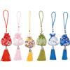 NBEADS 6pz Sacchetti di Broccato con Coulisse con Nappe, 6 Colori Broccato di Seta Sacchetti di Seta per Gioielli, Pacchetto Regalo di Nozze