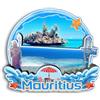 Quwsne Magnete per frigorifero Mauritius, souvenir da viaggio in città, regali turistici, 3D, monumenti classici, artigianato fatto a mano, decorazione per la casa -3209
