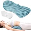 Fantasyon Cuscino Lombare Ortopedico,Cuscino Lombare Ergonomico in Memory Foam | Supporto Lombare Letto,Cuscino Schienale,per Supporto con materiale traspirante, universale per letto, sedia, auto