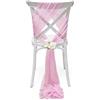yihaile Tessuto di tulle al metro, larghezza 160 cm morbido di tulle per cucire, tessuto a rete, tessuto decorativo, tessuto drappeggiante per pergolato (rosa, 6M)