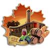 Quwsne Calamita da frigorifero West Kelowna Canada, souvenir da viaggio in città, regali turistici, 3D, monumenti classici, artigianato fatto a mano, decorazione per la casa -143