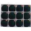 Generic Set di 12 palline di Natale in velluto, 6 cm, infrangibili, per decorazione festiva della casa, ideali per feste di Natale, decorazioni per albero di Natale, 12 pezzi (verde scuro, 25,5 x 18,5 x 6 cm)