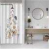 SDOTPMT 90x180cm Divertente Animale Tenda Da Doccia Carino Cartoon Gatti Cani Bianco Bagno Campagna Fattoria Vasca Da Bagno per Ragazzi Ragazze Decor Con Ganci