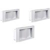 BEGHELLI 1499/24 LAMPADA EMERGENZA LED 24W COMPLETA DI INCASSO ALTA LUMINOSITA' CONFEZIONE da 3 PEZZI
