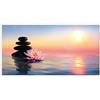 LuxHomeDecor Quadro zen centro estetico benessere 100x50 cm Stampa su Tela canvas con Telaio in Legno Arredamento Arte Arredo Moderno