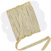 GORGECRAFT 10 metro di Elastico Dorato Da 6mm Cordino Elastico Metallico Piatto Nastro Elastico Estensibile con Glitter Nastro Lavorato A Maglia Lavori di Cucito Gonne Cinture Abiti Abbigliamento Fasc