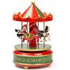 Hperu Carillon da giostra, Carillon a Forma di Cavallo da giostra con Parte Superiore a Cono Vintage Verde Rosso
