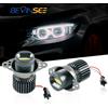 Bevinsee 2pcs CANbus Errore Libero LED Angel Eyes Halo Anello Marker Lampadine Adatto Per BMW E90 E91 LCI 2008 2009 2010 2011 6500K Bianco 12V