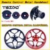 YSIDO Volante con telecomando in alluminio per trasmettitore RC TQI Flysky Noble NB4 X6 X4 SANWA MT44 Futaba 7PX 4PX RC4GS