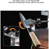 Sy tools Affilacoltelli da 1 pezzo, affilacoltelli a Clip a 360 gradi in metallo con Clip a vortice, affilacoltelli ad angolo con bordo fisso, gadget da cucina