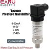 EARU 4-20mA 0-5V 0-10V Uscita RS485 -1-400Bar G1/4 Trasmettitore di pressione del vuoto Trasduttore Sensore Controller 0,5% FS Alta precisione