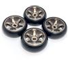 YSIDO Auto RC WLtoys 1/28 K969 K979 K989 K999 284131 Mini-z Mini-d Mini-q RC Auto Aggiornamento 25,5mm Drift Pneumatici, Ruote in Metallo