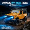 CONUSEA MN90 1/20 4WD RC Camion Off Road Buggy da Arrampicata Crawler Metallo con Luce Auto Telecomandata Tutto Terreno Corsa 2.4G Giocattoli per Ragazzi
