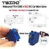 YSIDO TR-4 2065 RC Auto Servo Metal Gear Mini 4.5KG 3 Pin Impermeabile Micro Servo per Traxxas TRX4M 1/18 TRX4 1/10 Bilancia RC Auto aggiornamento