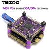 YSIDO F405 V3 3-6S 30X30 FC e BLHELIS 50A 60A ESC FPV Stack BMP280 F405 Controllore di volo 4in1 ESC per RC FPV Freestyle Drone Modello
