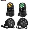 SHEHDS 1 pz LED 7x12 W Par Luce 7x18 W RGBWA + UV Testa Mobile Luce Lavaggio DMX 512 DJ Dicso Nightclub Festa Di Natale Pubblico