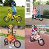NONE Bicicletta da apprendimento per bambini da 14 pollici Sedile regolabile per bici da bambino Doppi freni per equitazione, lezioni, attività ricreative o esercizi per bambini
