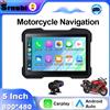 Srnubi 5 pollici Carplay Moto DVR Navigazione Wireless CarPlay Android Auto Airplay Display Schermo Portatile IPX7 Moto Monitor