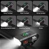 OFFBONDAGE 2 T6 LED Luce per bici Tipo-C Ricarica Luci per bicicletta Anteriori 6 modalità Torcia MTB Faro per bicicletta per ciclismo Lampada anteriore per bicicletta