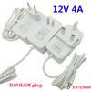 JUNCHEN Alimentatore Bianco 12V UK, Adattatore Switching 12V 4A EU con Spina UK 5.5*2.5mm