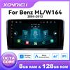 XONRICH 1280*720 IPS Wireless CarPlay Lettore di autoradio per Benz ML W164 ML350 ML500 2005-2012 Android 14 Multimedia GPS 4G Wifi DSP RDS