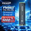 Fikwot FN960 SSD M.2 2280 1TB 512GB PCIe4.0x4 M.2 NVMe SSD 5000MB/s Disco Rigido Interno a Stato Solido per Laptop Desktop PS5