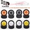 YSIDO 1/10 RC Rally Auto Parti di Aggiornamento 66 millimetri Ruote Pneumatici per RC Auto Camion Drift On-Road Auto Da Corsa Tamiya TT02 Traxxas HSP HPI RedCat