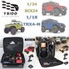 YSIDO RC Auto TRX4M Borsa di Immagazzinaggio Custodia da Trasporto Borse a Spalla Zaino Portatile per RC Crawler 1/24 SCX24 1/18 TRX4-M Defender Bronco