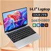 LenO NUOVO 14.1 "Laptop Portatile Windows 11 32GB 2TB Computer Da Gioco PC Intel Core i7 8650U Gamer Office Notebook 1920*1080 HD
