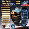 GUHUAVMI 2026 Nuovo aggiornamento Pompa d'aria Misuratore accurato della pressione sanguigna SmartWatch ECG Micro Esame fisico NFC Airbag Smart Watch Uomo