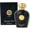 Lattafa Opulent Oud Eau de Parfum 100 ml, Profumo Arabo Unisex Legnoso e Speziato, Lunga Durata e Traccia Intensa
