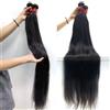Estensioni dei capelli da 30-32 pollici, lisci e morbidi, stoppini capelli umani spessi, capelli brasiliani naturali.