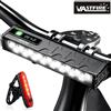Vastfire 17 LED Faro e fanale posteriore per bici, Luce per bicicletta super luminosa per la guida notturna, Luce per bici ricaricabile tramite USB