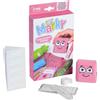 NONE DIY MARKY - Timbro personalizzabile per bambini | per abbigliamento e oggetti per bambini | Include inchiostro fino a 1000 stampe | Kit completo con etichette e nastro termoadesivo |