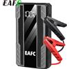 EAFC Avviatore portatile per auto Caricabatteria da 600 A Booster di emergenza per banca di potere con dispositivo di avviamento per illuminazione a LED per auto da 12 V