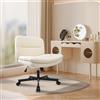 Durrafy Sedia da Ufficio Ergonomica Durrafy, Stile Moderno e Semplice, Sedia da Sala da Pranzo Girevole con Ruote a Freno Attivato dalla Gravità