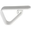 cofan Confezione da 12 clip per tovaglia in PVC bianco | Clip flessibili e resistenti