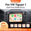 Ainavi Autoradio Android Ainavi per Volkswagen VW Tiguan 1 Golf Plus 2006‑2015 con Carplay Wireless, Android Auto, 4G, Lettore Multimediale per Auto, Navigazione GPS, SWC, BT5.0, Schermo HD IPS, Uscita HDMI,
