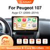 Ainavi Autoradio Android Ainavi per Peugeot 107, Toyota Aygo, Citroen C1 2005-2014, Carplay Wireless, Android Auto, 4G, Lettore Multimediale per Auto, Navigazione GPS, SWC, BT5.0, HD IPS, Uscita HDMI, MP5,