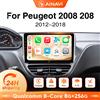 Ainavi Autoradio Android Ainavi per Peugeot 208 2008 2012 2013 2014 2016 2018 con Carplay Wireless, Android Auto, 4G, Lettore Multimediale per Auto, Navigazione GPS, SWC, BT5.0, Schermo HD IPS, Uscita HDMI,