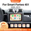 Ainavi Autoradio Android Ainavi per Mercedes Benz Smart Fortwo 451 2005-2015, Carplay Wireless, Android Auto, 4G, Lettore Multimediale per Auto, Navigazione GPS, SWC, BT5.0, HD IPS, Uscita HDMI, MP5, FM, AM,