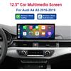 Road Top Display Touch per Audi A4 A5 B9 2016-2019, Lettore Multimediale da 12,3 Pollici con Android Auto, GPS, CarPlay