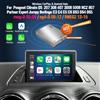 AUTOTOP Kit di Retrofit per Interfaccia Wireless CarPlay Android Auto per Peugeot Citroen DS RNEG NG4 RNEG2 207 308 407 3008 5008 C3 RCZ