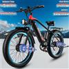 Bicicletta Elettrica DUOTTS F26 1500W Doppio Motore Batteria al Litio 48V20AH Freno Idraulico Bici Elettrica da Città Pneumatici Fat 26*4.0 E-bike