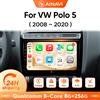 Ainavi Autoradio Android Ainavi con Carplay Wireless, Navigazione GPS per Volkswagen VW Polo 5, Android Auto, 4G, Lettore Multimediale per Auto, SWC, BT5.0, Schermo HD IPS, Uscita HDMI, MP5, FM, AM, RDS,